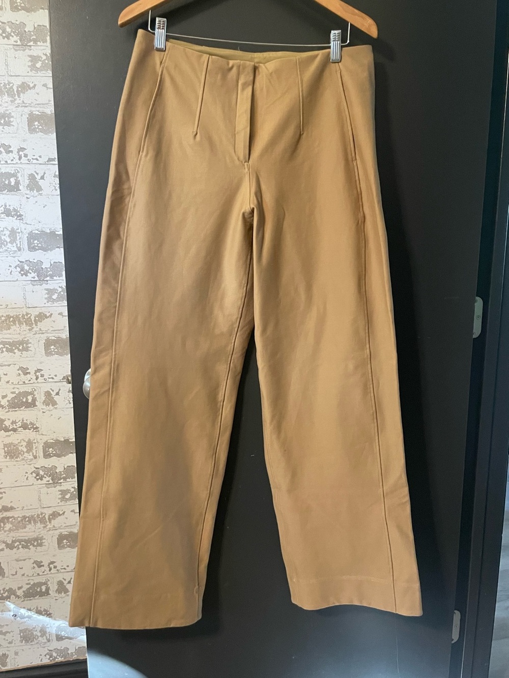 Lululemon Camel Tan Utility Wide Leg Pants Size 12